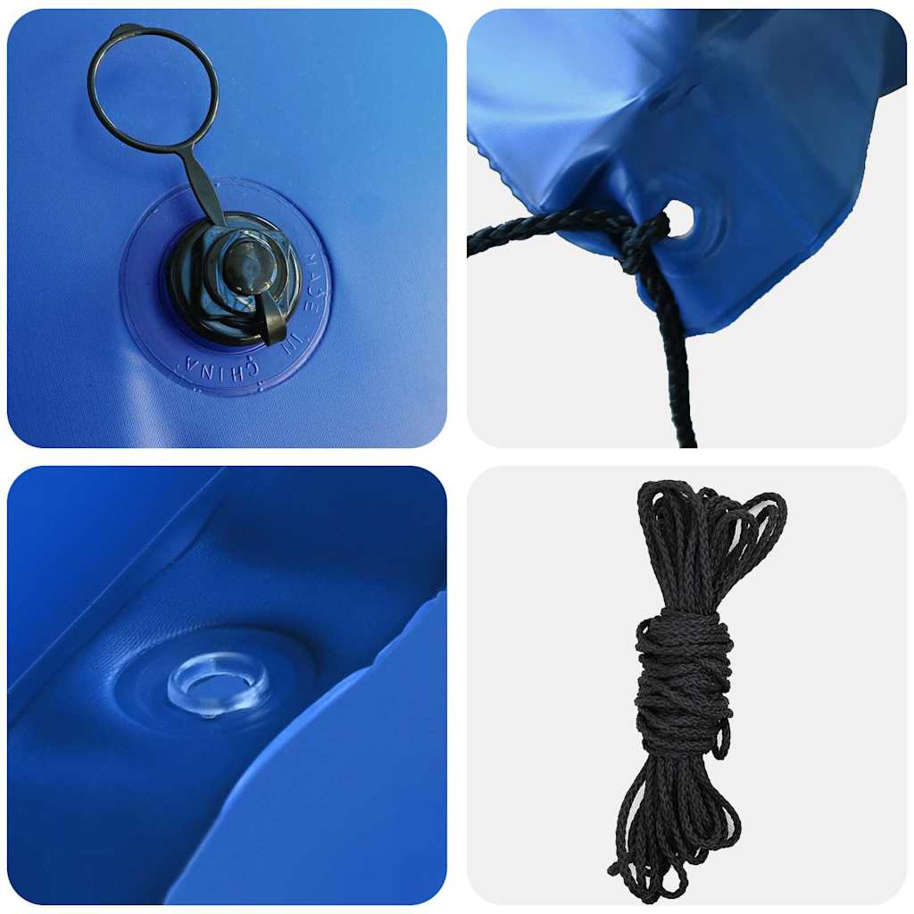 Winter Poolkussen Blauw Pvc
