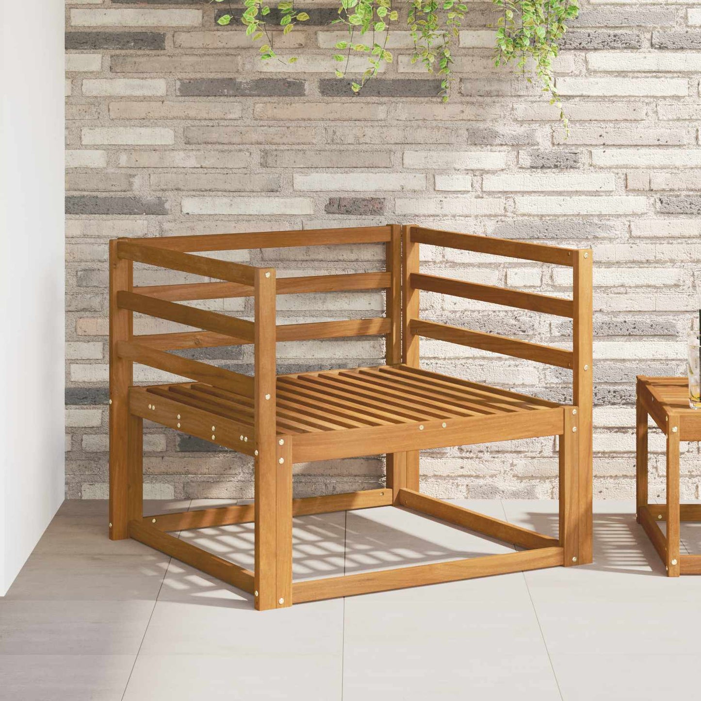 Buiten Midden Sofa Massief Acacia Hout