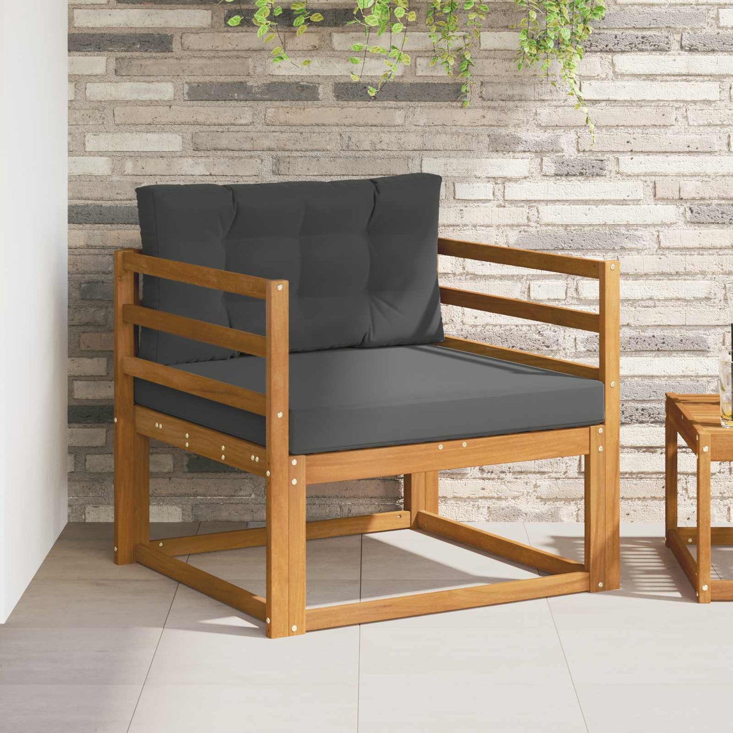 Buiten Midden Sofa Massief Acacia Hout