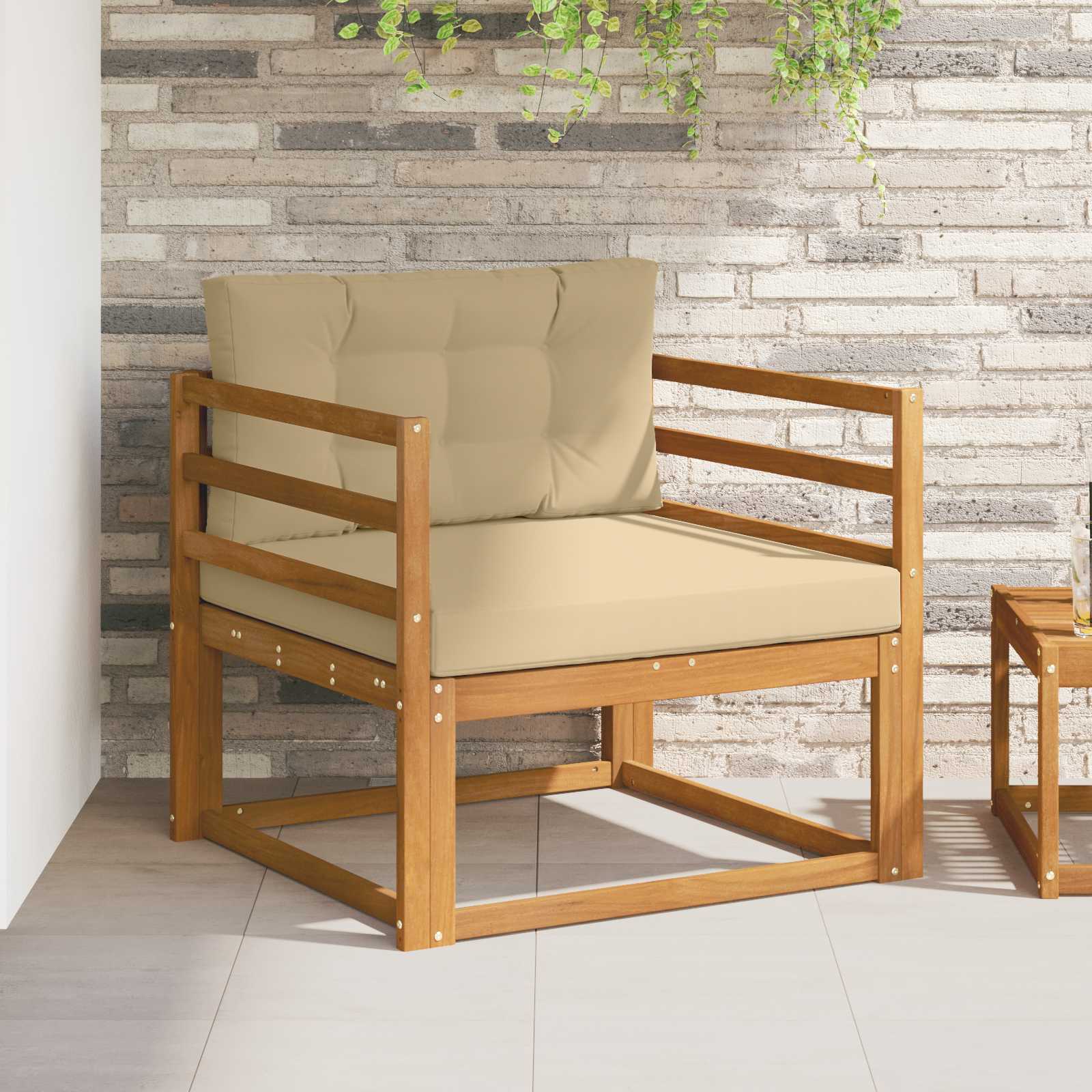 Buiten Midden Sofa Massief Acacia Hout