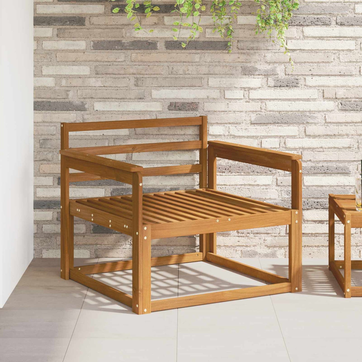 Buiten Midden Sofa Massief Acacia Hout