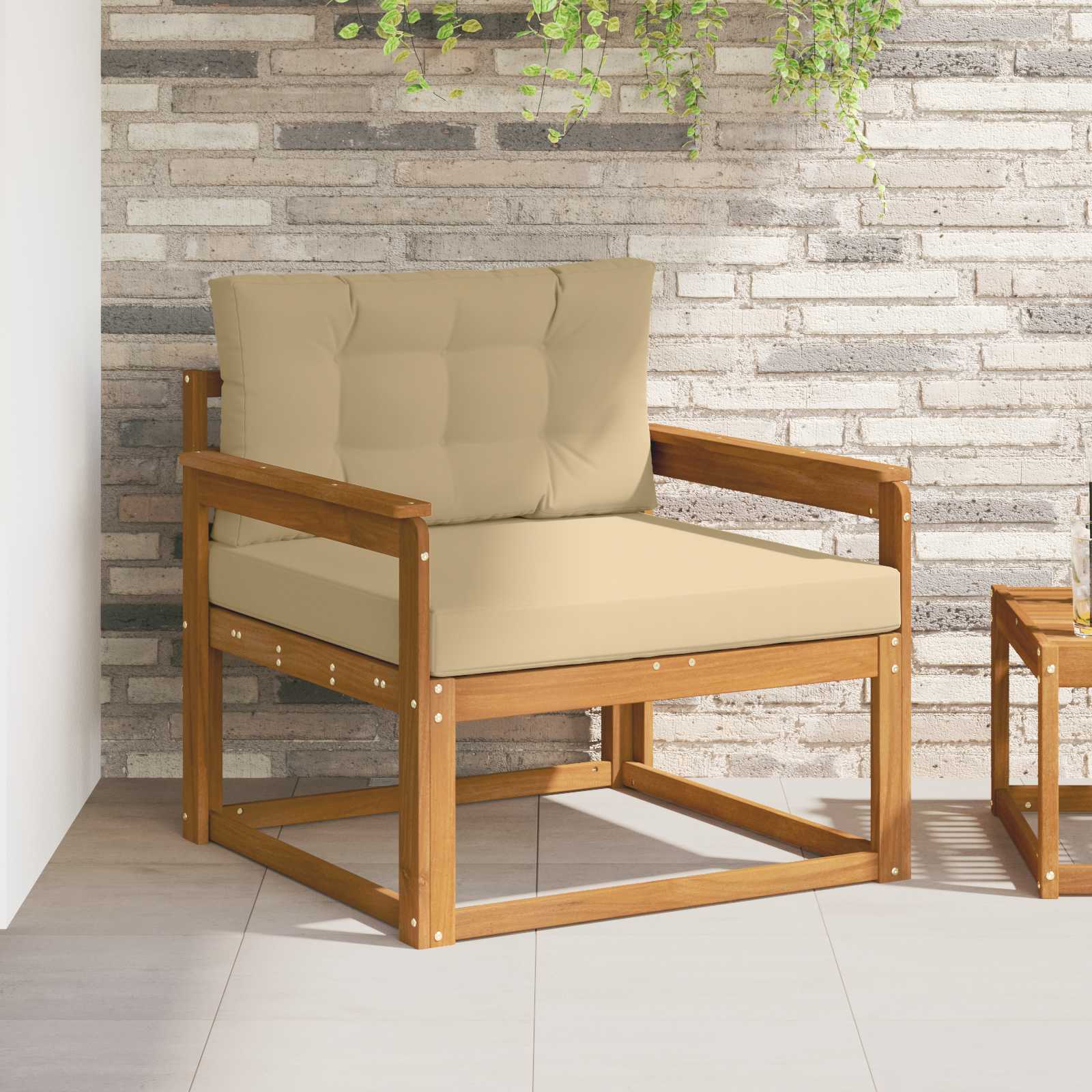 Buiten Midden Sofa Massief Acacia Hout