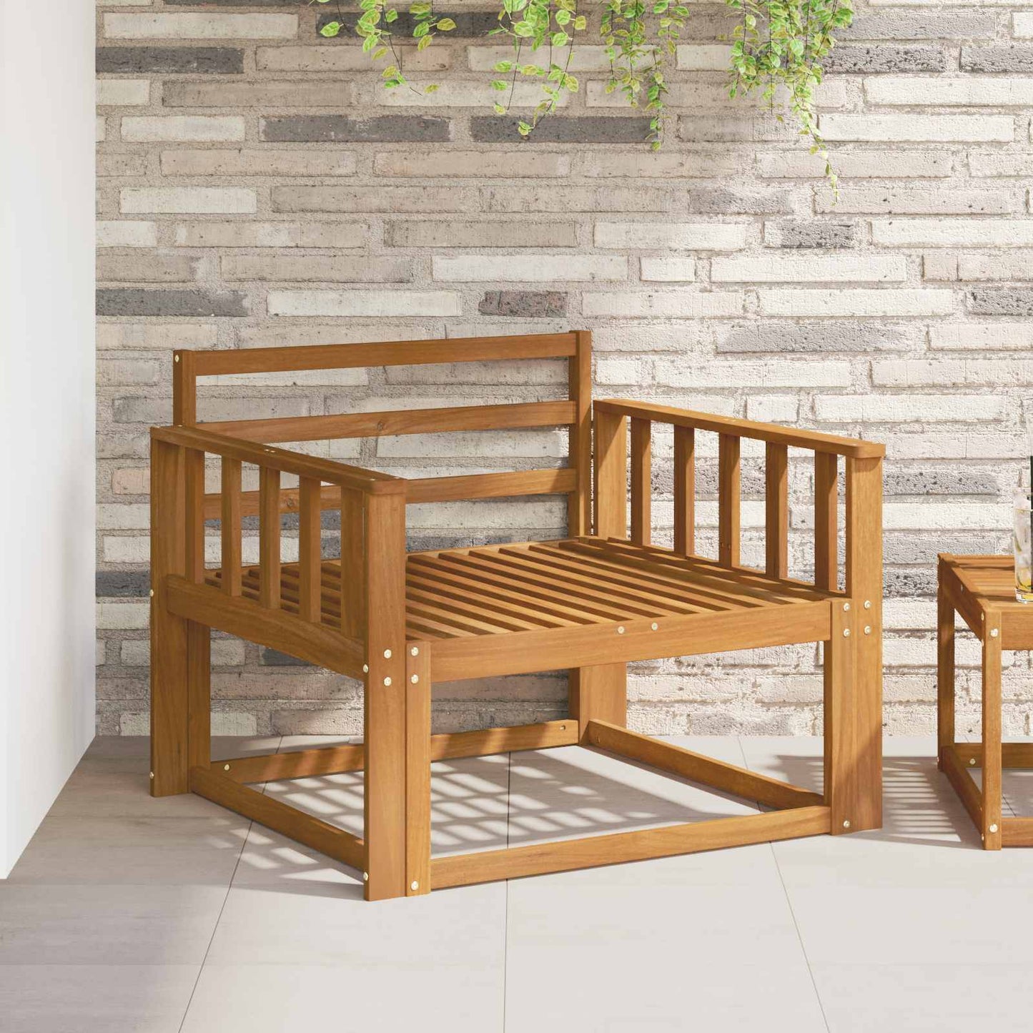 Buiten Midden Sofa Massief Acacia Hout