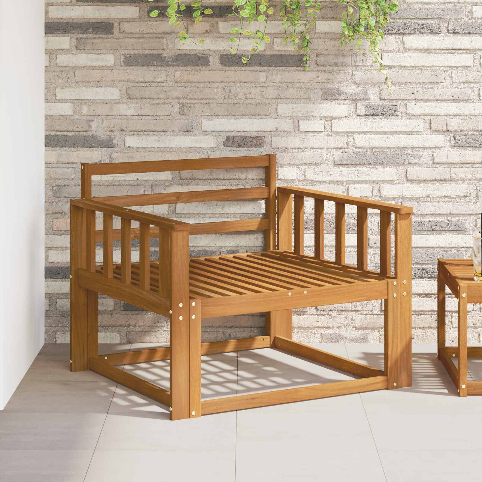 Buiten Midden Sofa Massief Acacia Hout