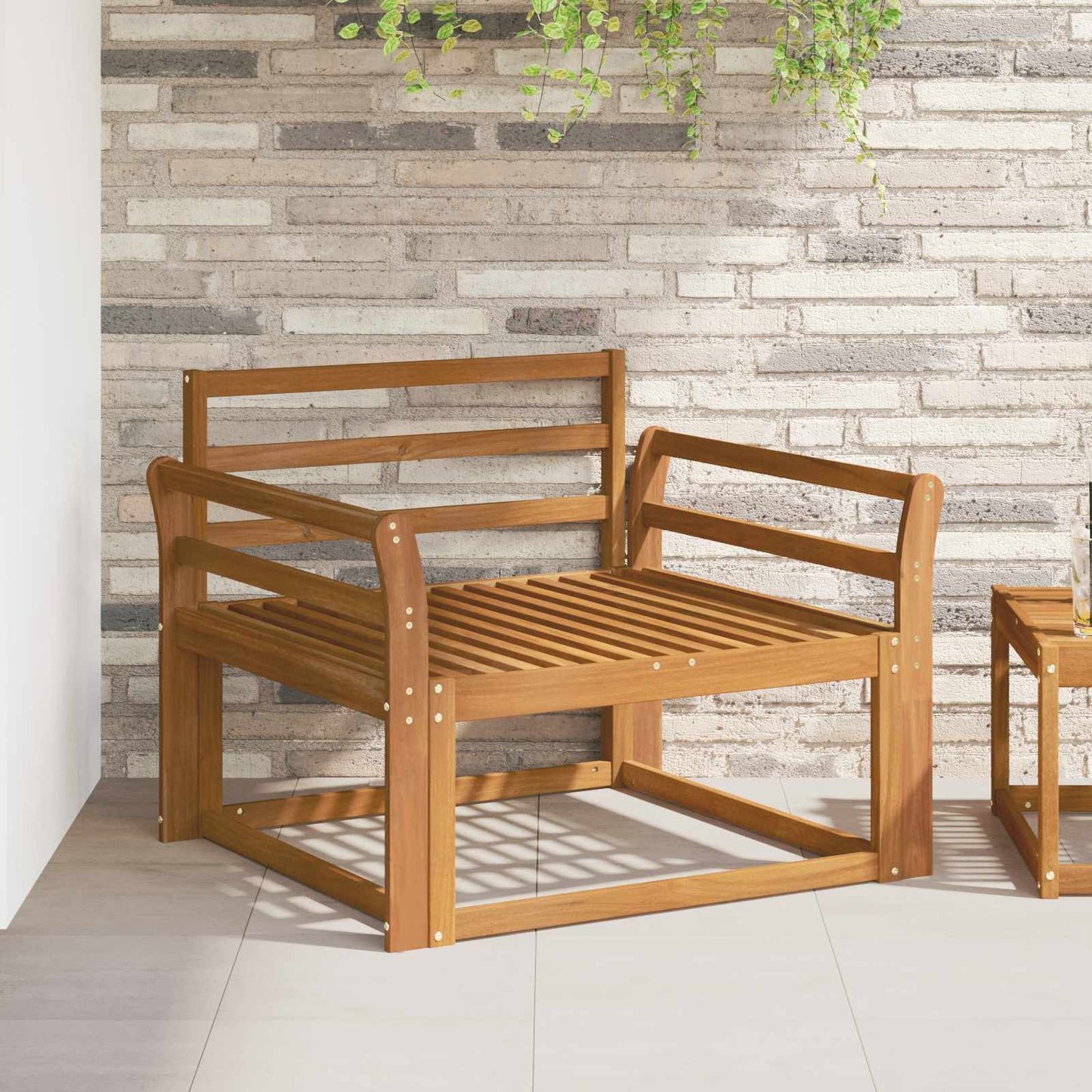 Buiten Midden Sofa Massief Acacia Hout