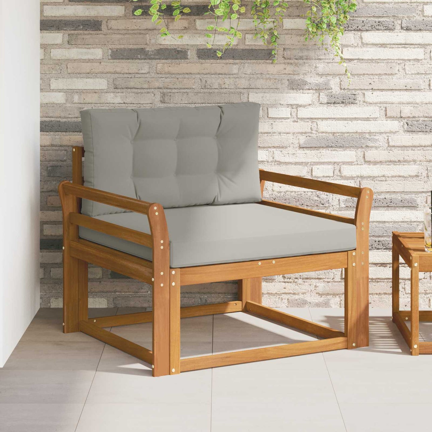 Buiten Midden Sofa Massief Acacia Hout