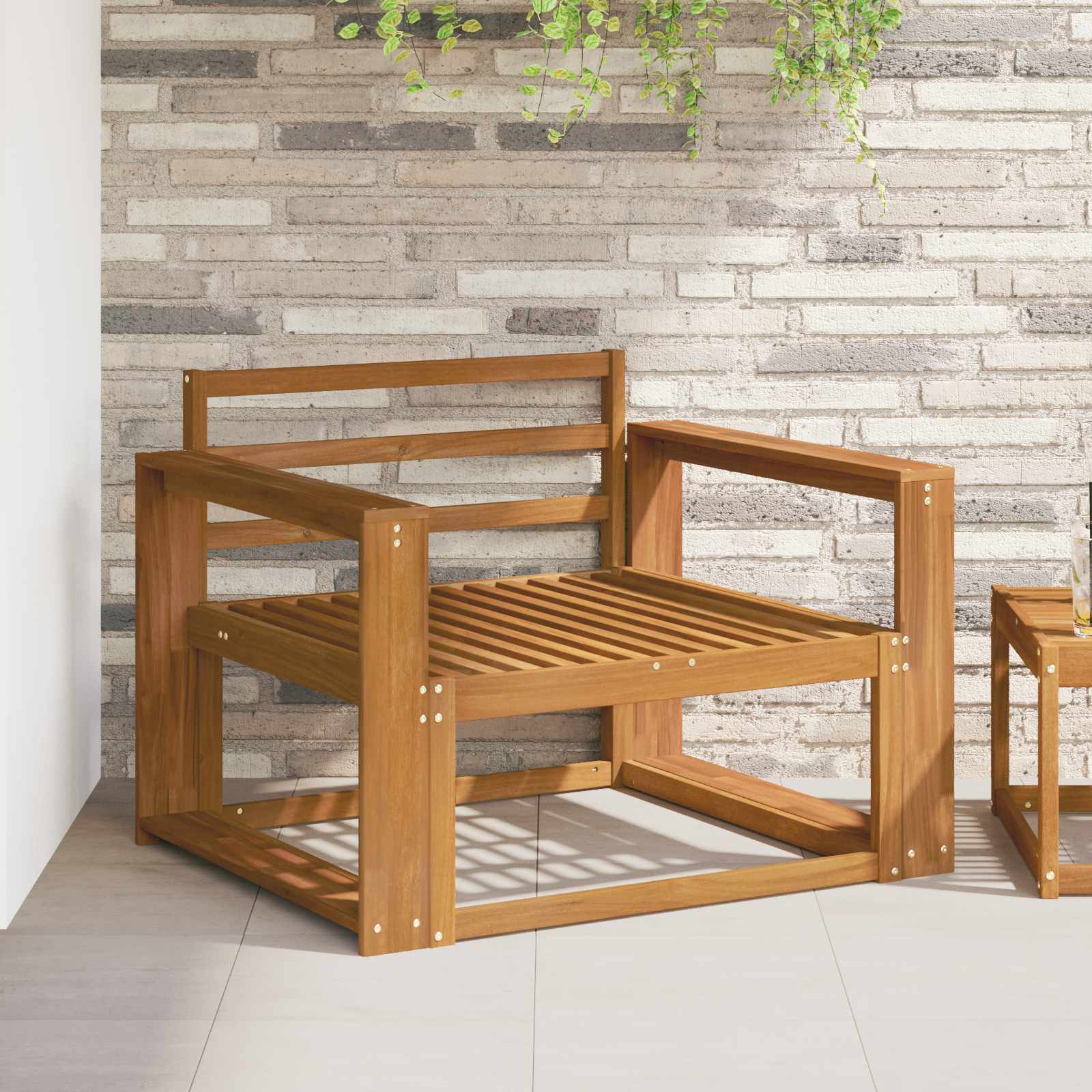 Buiten Midden Sofa Massief Acacia Hout