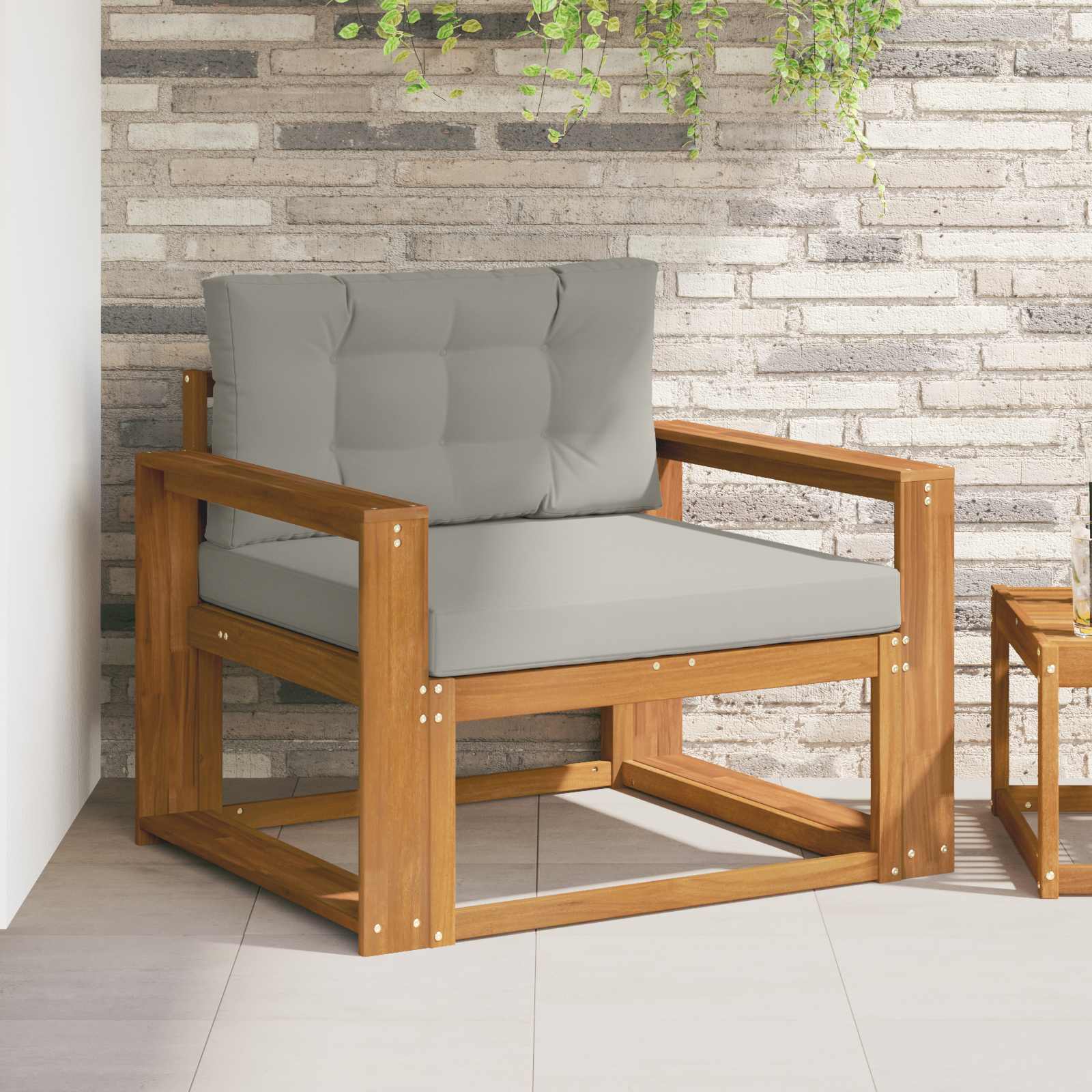 Buiten Midden Sofa Massief Acacia Hout