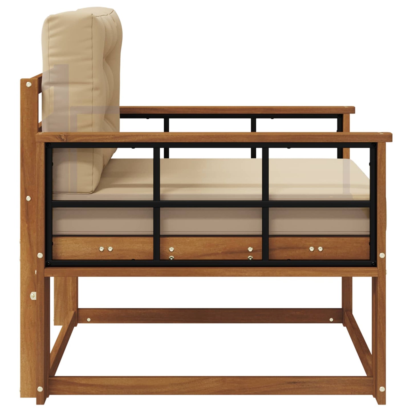 Buiten Midden Sofa Massief Acacia Hout