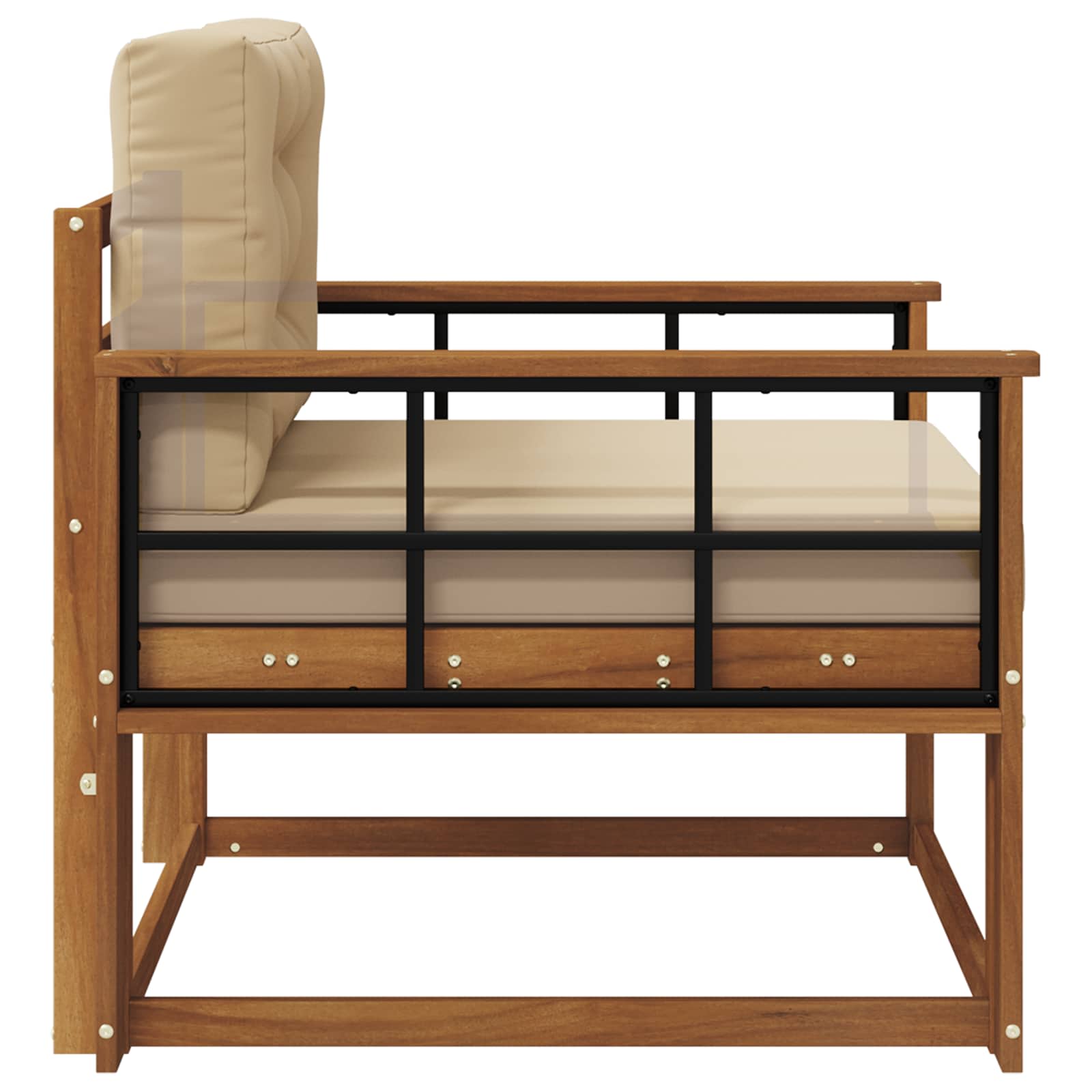 Buiten Midden Sofa Massief Acacia Hout