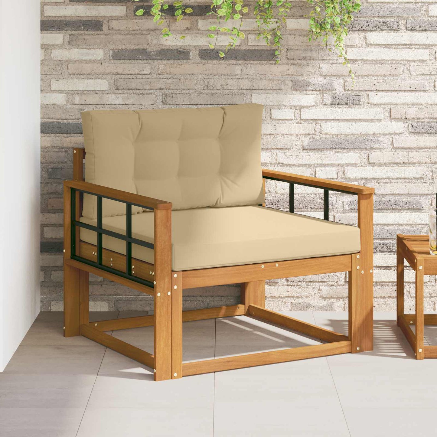 Buiten Midden Sofa Massief Acacia Hout