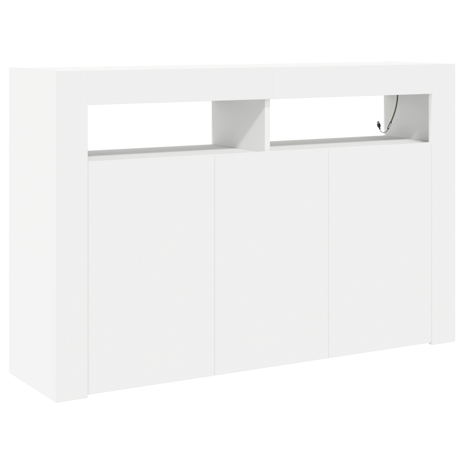 Dressoir 116 X 30 X 75 Cm Bewerkt Hout