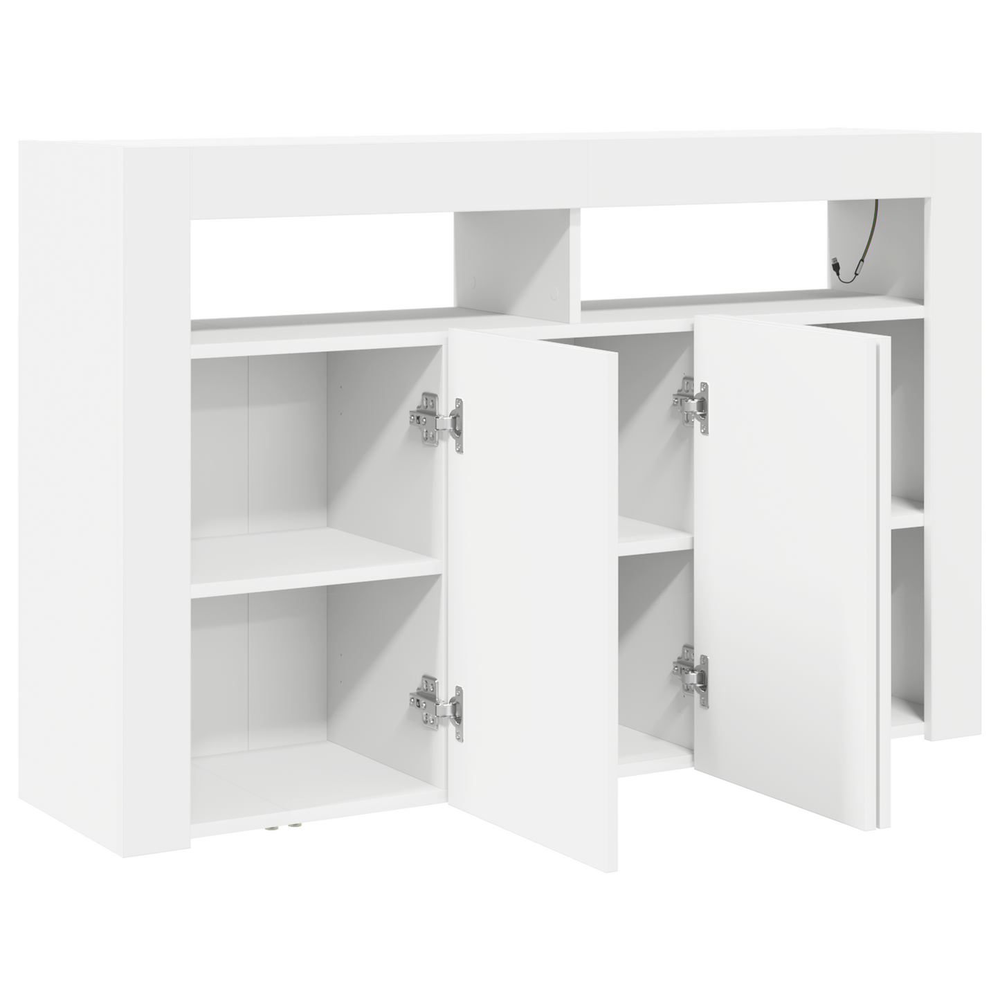 Dressoir 116 X 30 X 75 Cm Bewerkt Hout