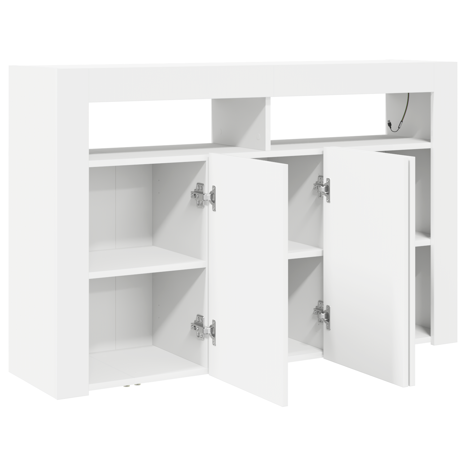 Dressoir 116 X 30 X 75 Cm Bewerkt Hout