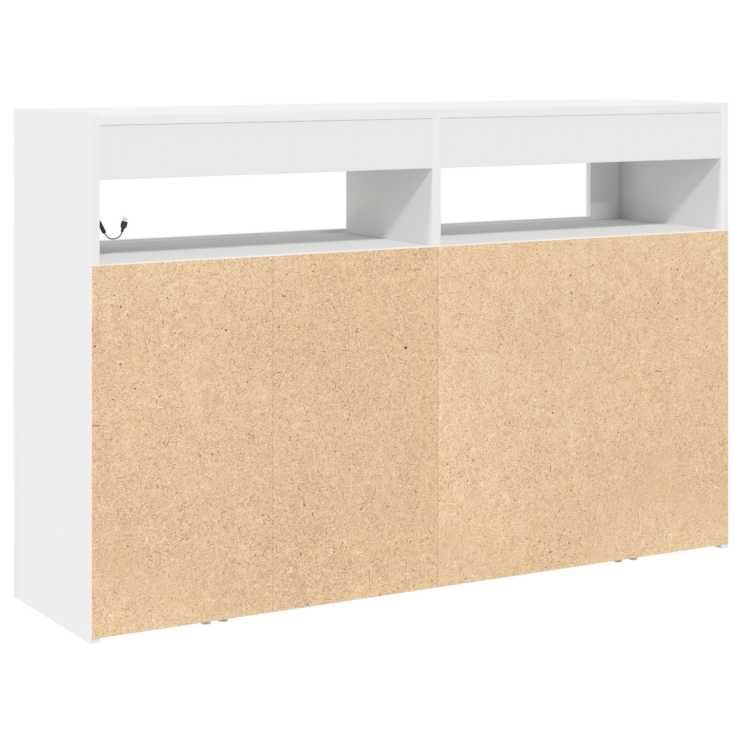 Dressoir 116 X 30 X 75 Cm Bewerkt Hout