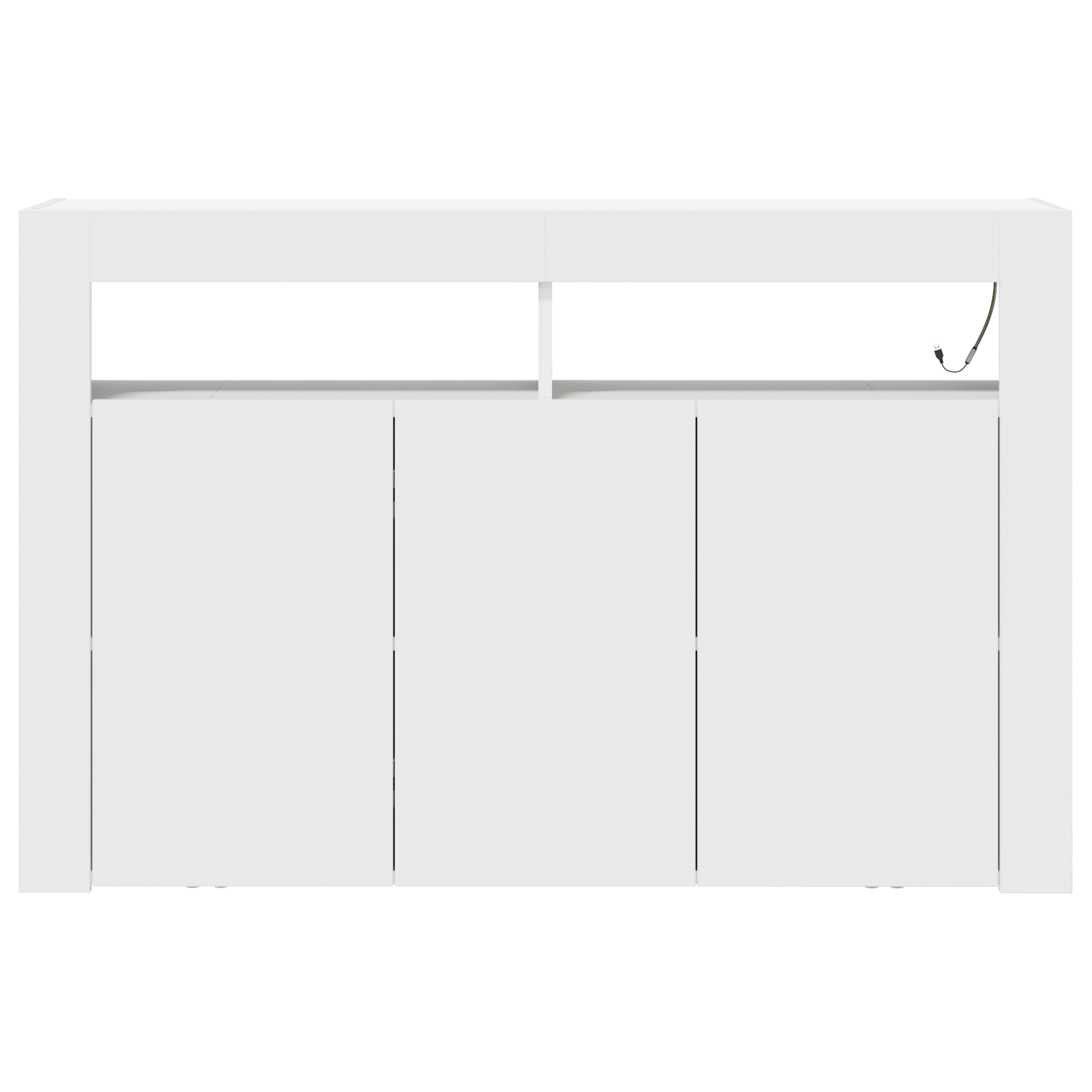 Dressoir 116 X 30 X 75 Cm Bewerkt Hout
