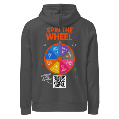 Spin the Wheel – The Ultimate Party Hoodie! 🎉