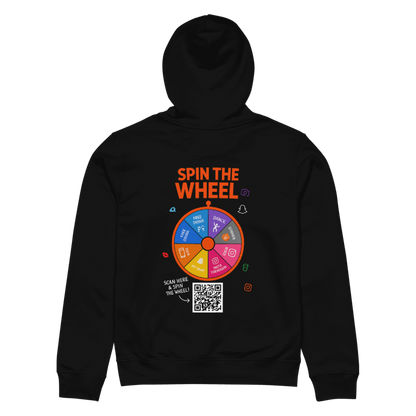 Spin the Wheel – The Ultimate Party Hoodie! 🎉